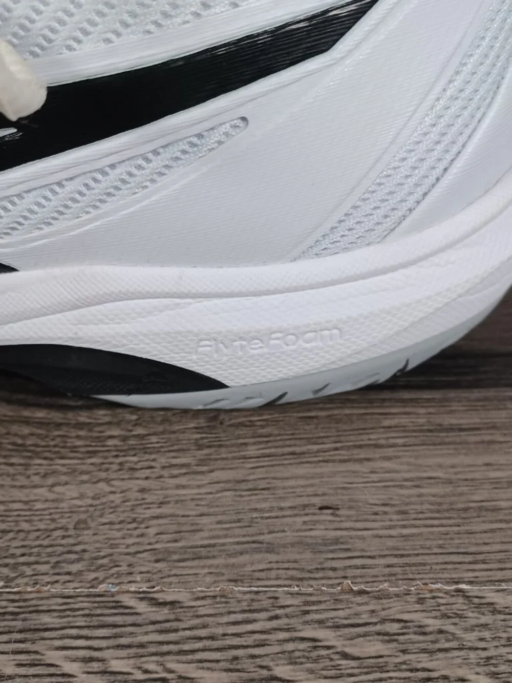ASICS Game FF Men's 10 White Black Mesh Synthetic Lace Up Athletic Sneakers